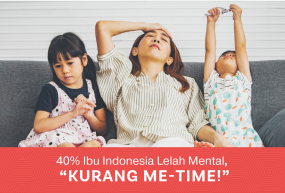 40% Ibu di Indonesia Alami Kelelahan Mental