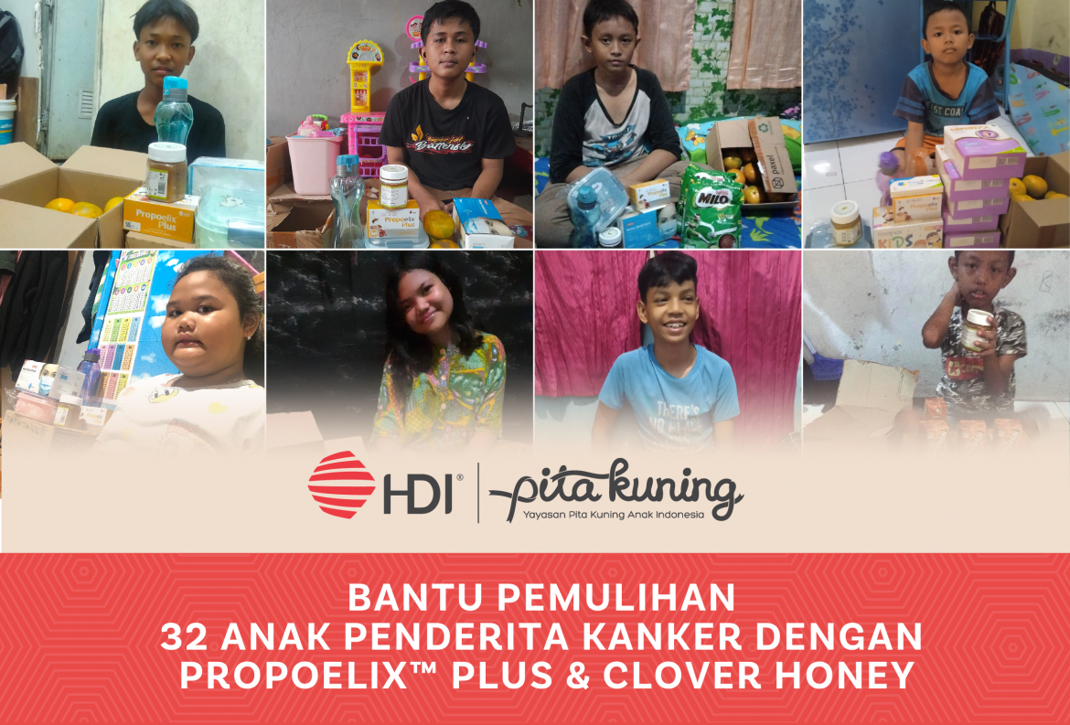 HDI dan Yayasan Pita Kuning Indonesia Bantu Pemulihan 32 Anak Penderita Kanker